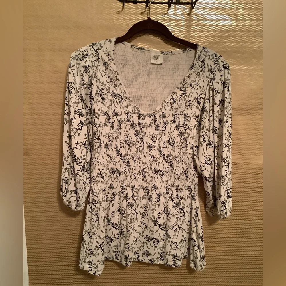 GOOD HART~VINTAGE~BLOUSE~